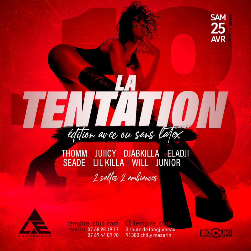 La Tentation édition Avec Ou Sans Latex