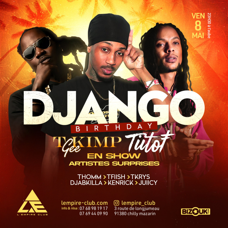 Django Birthday T Kimp Gee Tiitof En Show
